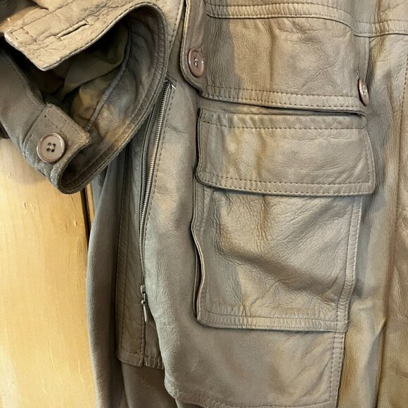 Echtes Womens Lambskin Leather Freiburg West Germany Bomber Jacket Medium SP GDD - Picture 3 of 12